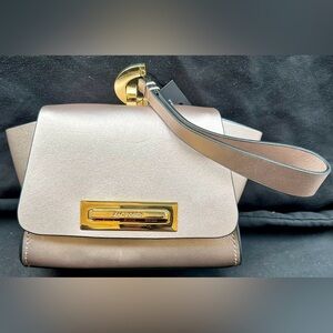 Zac Posen Eartha Mini Leather Wristlet Light Pastel Pink